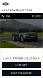 Mobile Screenshot of landroverkelowna.com